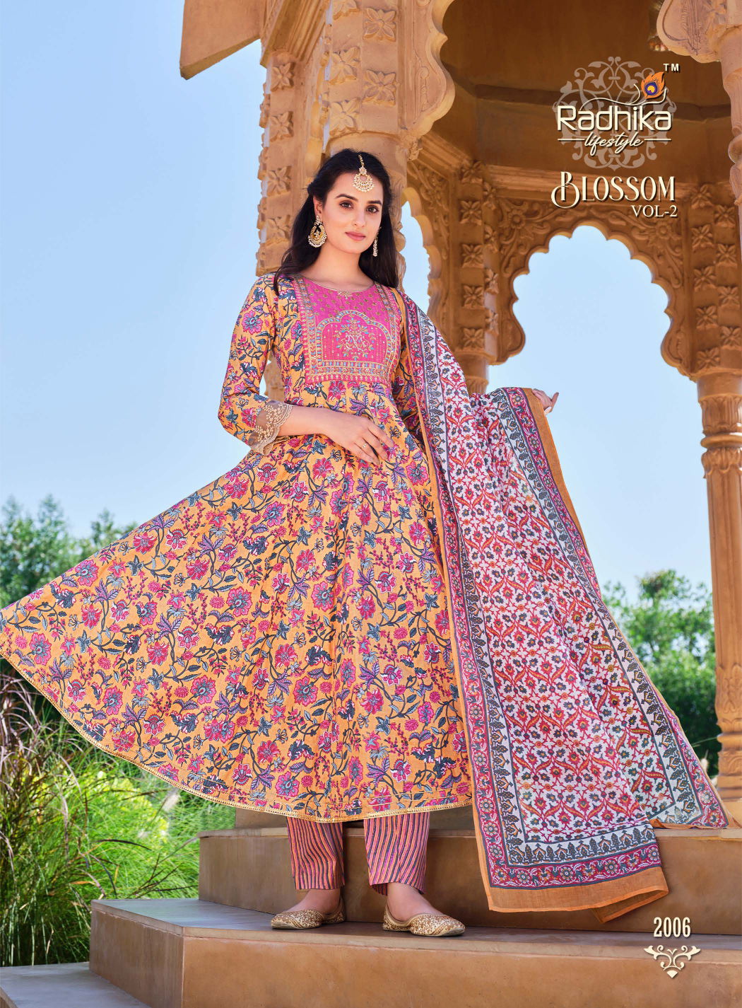 Radhika Blossom Vol 2 Wholesale Readymade Cotton Salwar Suits